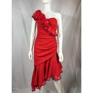 1990's Red Flaminco Dress